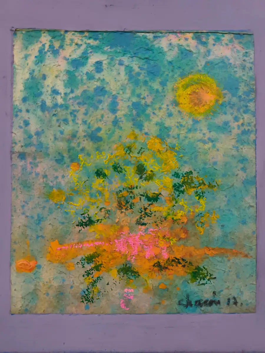 Árbol y sol por Luis Chacon